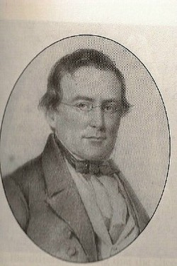 Portraet von Benjamin Franklin Bache